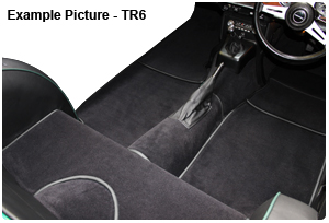 Triumph TR4A 1965-1967 Carpet Set - Prestige Autotrim Products Ltd